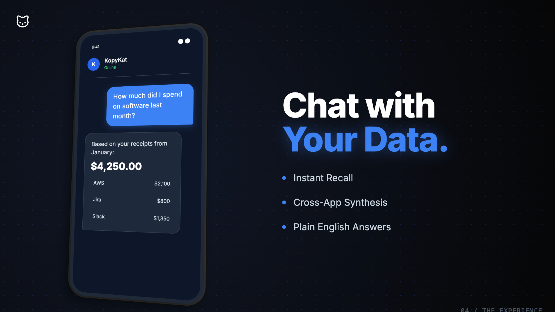 KopyKat - Aggregate & Chat w/ your data gallery image
