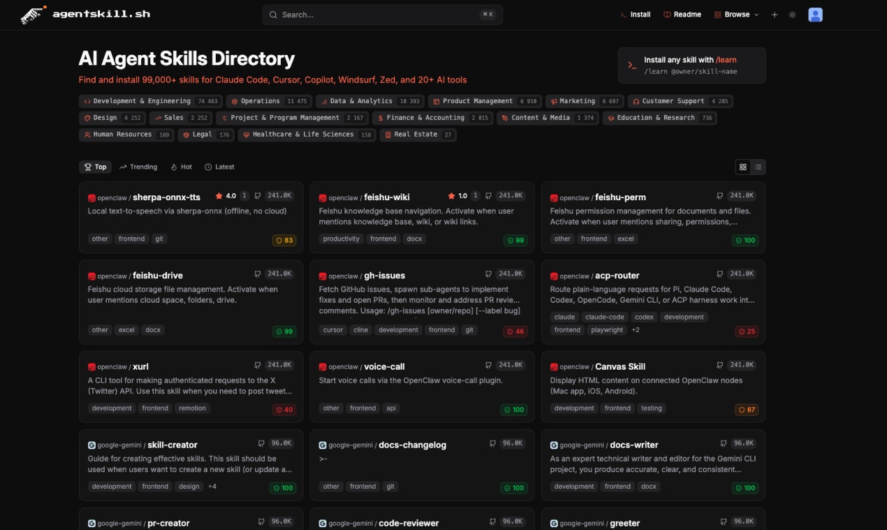 Agent Skills gallery image