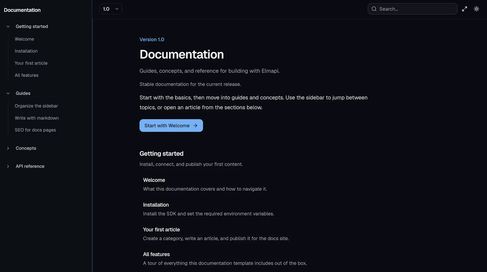 ElmapiCMS 4.0 screenshot 4