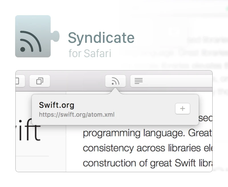 Syndicate for Safari