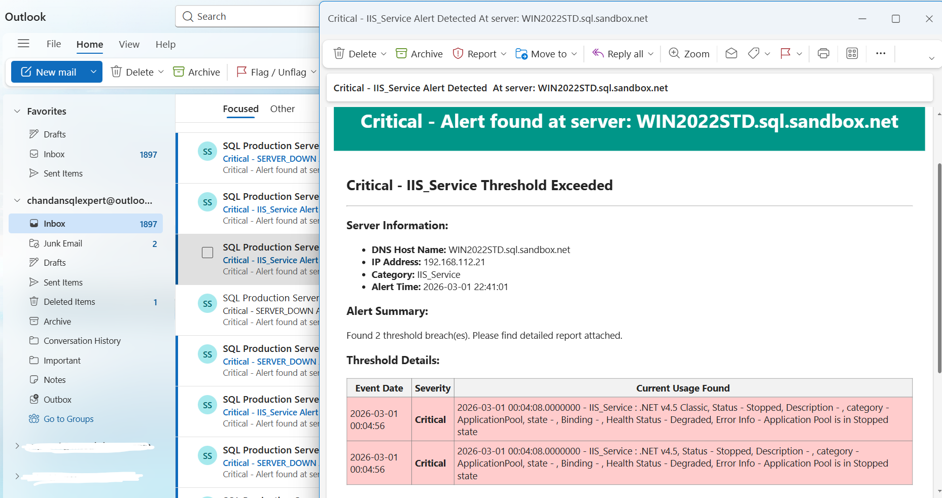 Free SQL Server & Windows Monitor Tool gallery image