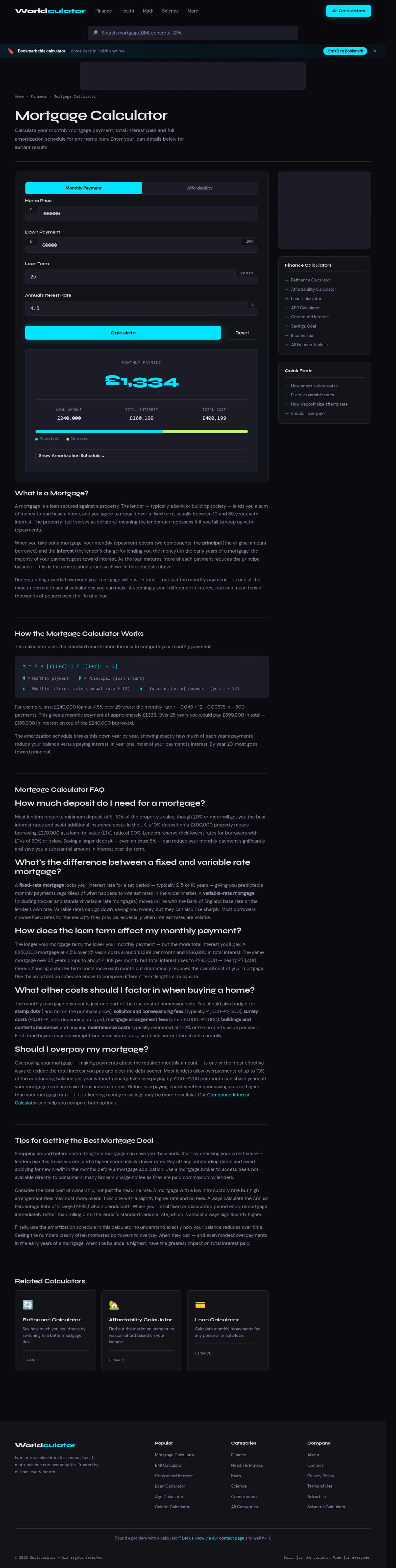 Worldculator screenshot 3