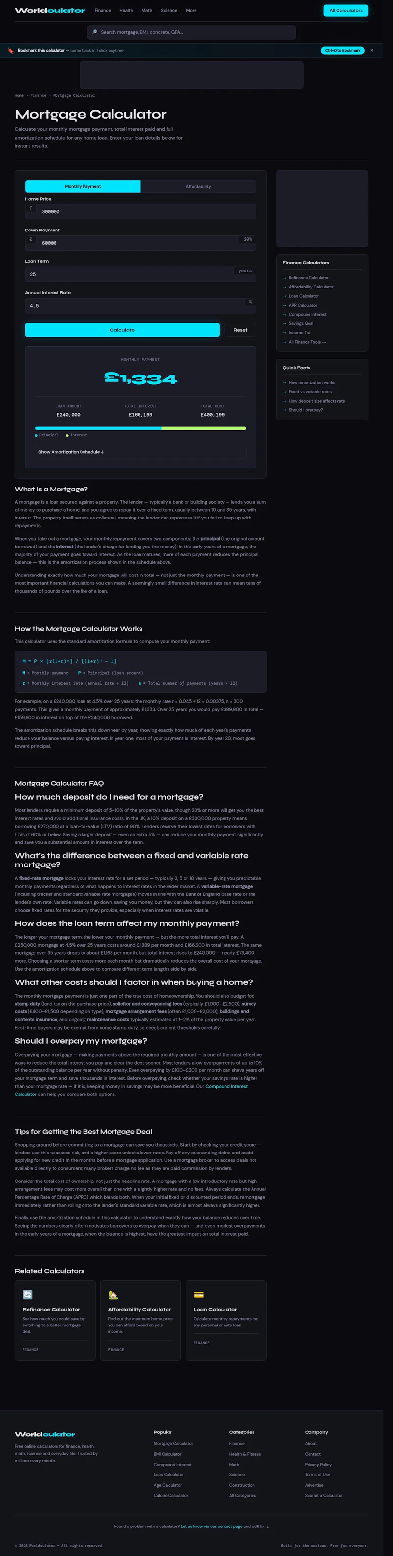 Worldculator screenshot 3