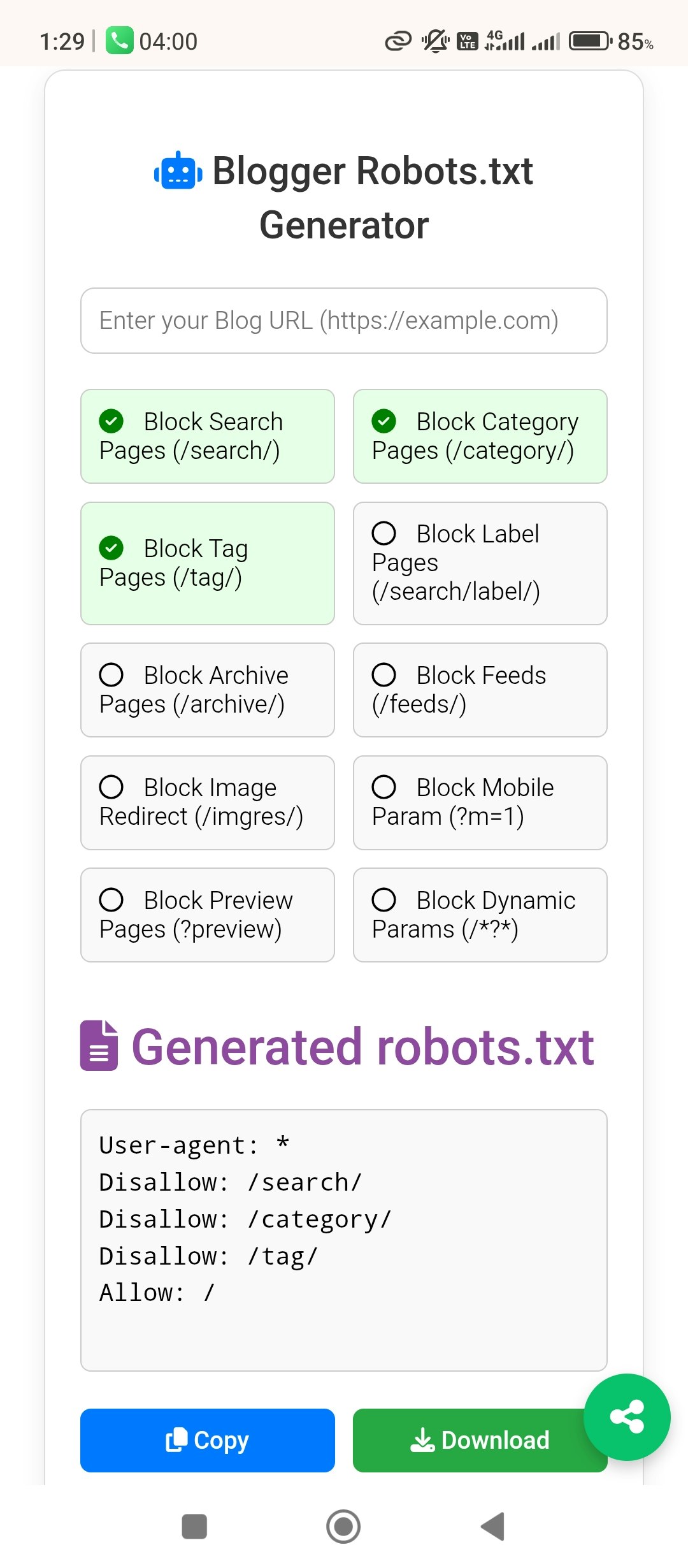 Generatore di robot.txt personalizzato per blogger - Aumenta il tuo SEO con il nostro potente generatore personalizzato. media 3