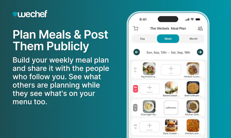 WeChef: Social Meal Planning screenshot 6