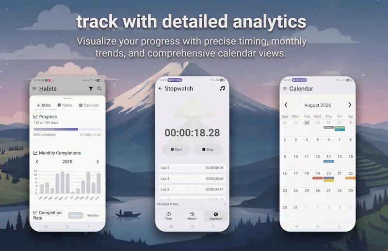 HabitMonk. Habit Tracker App for Android screenshot 3