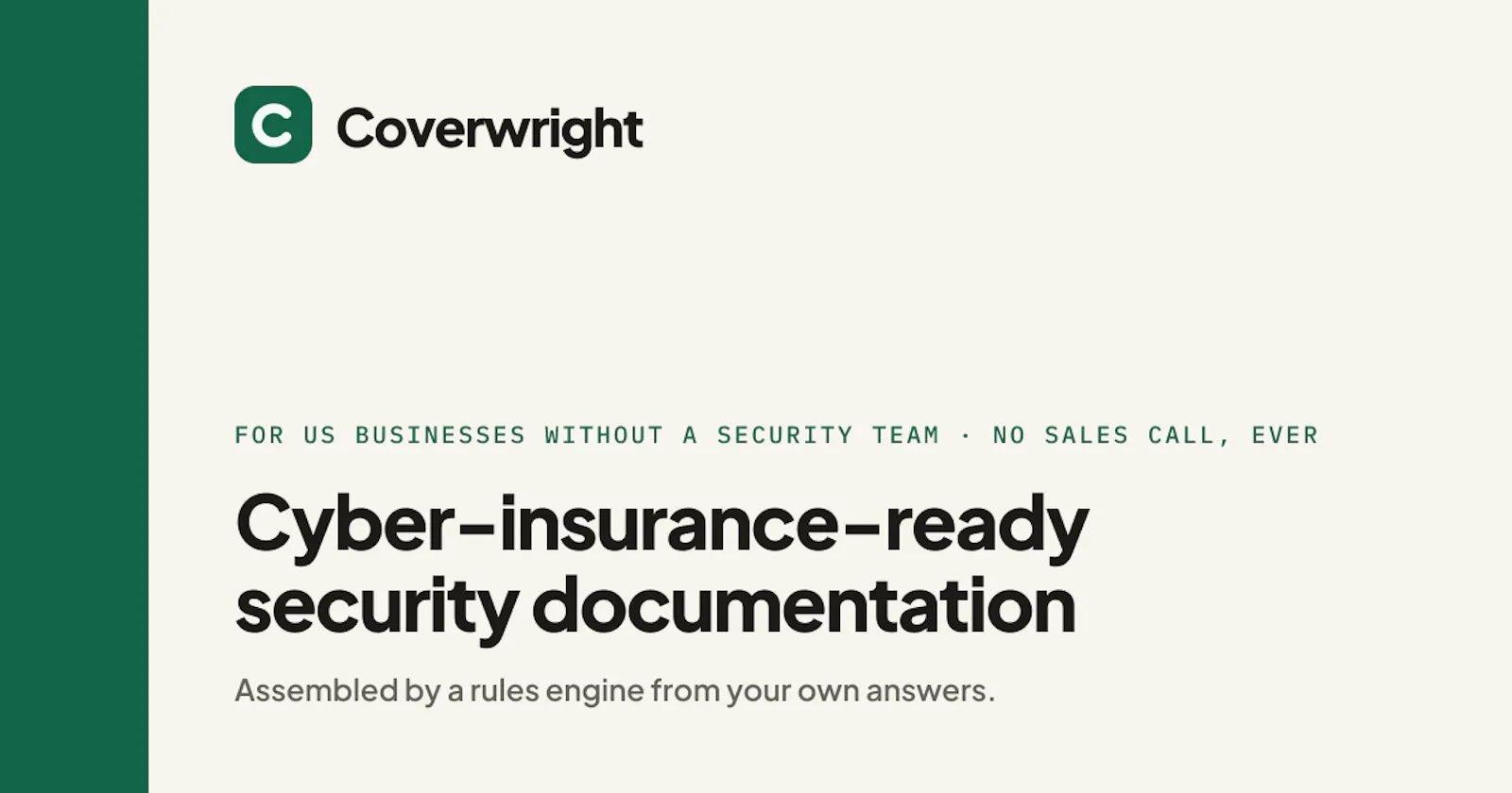 Coverwright screenshot 1