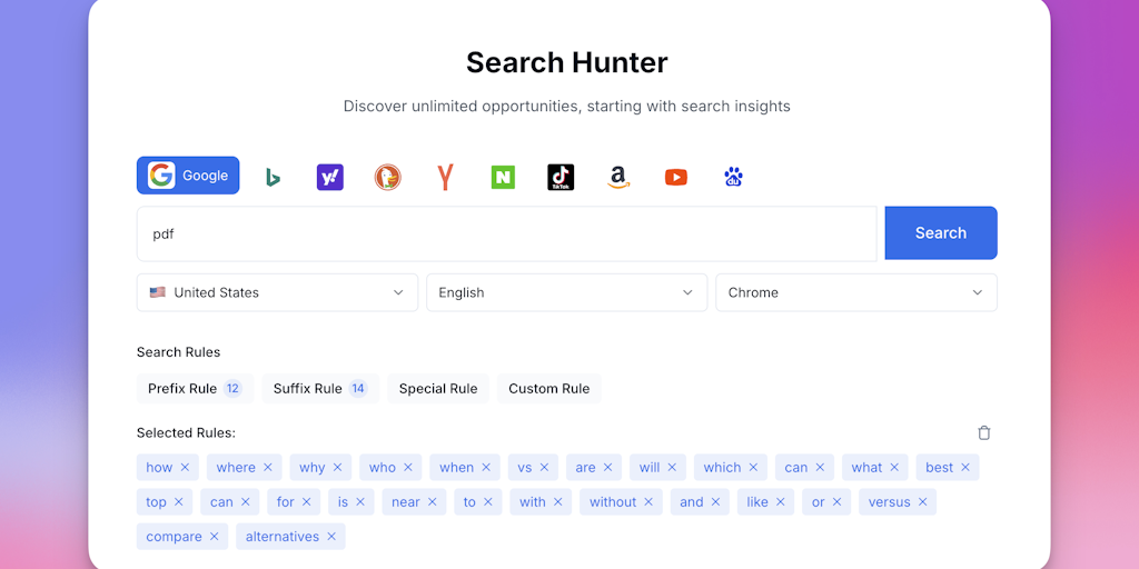 SearchHunter