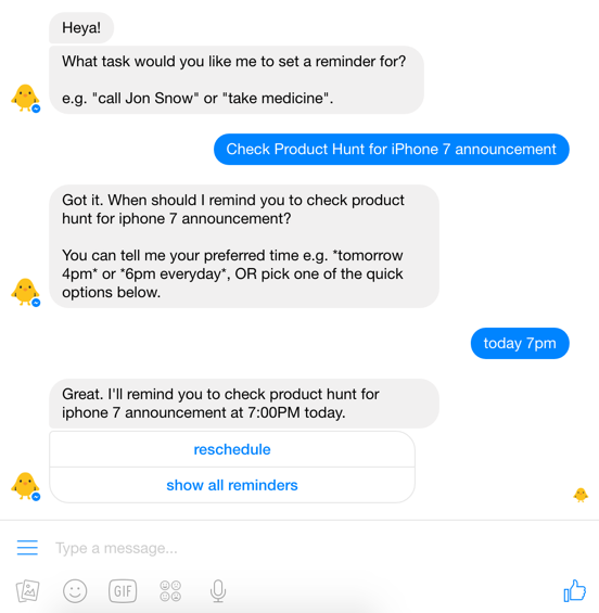 Reminders gallery image