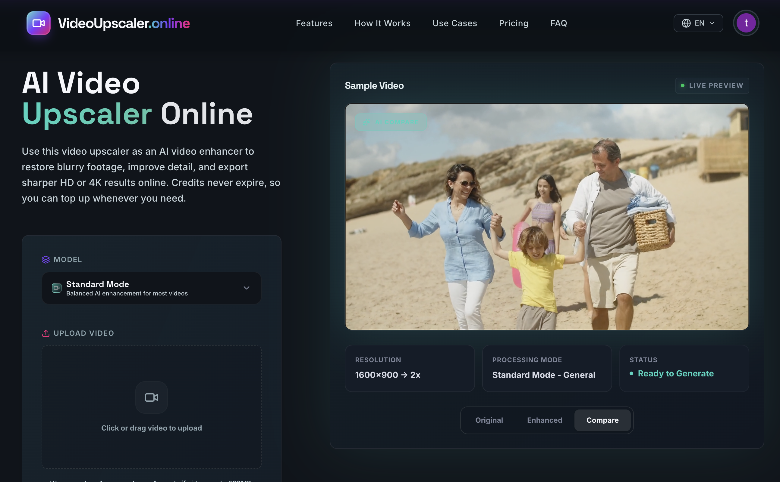 AI Video Upscaler gallery image