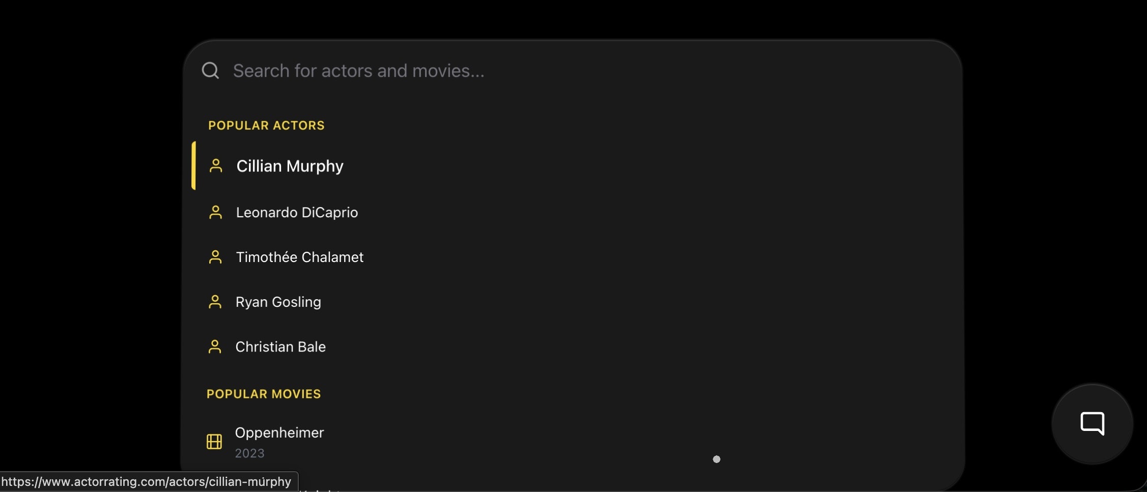 ActorRating gallery image
