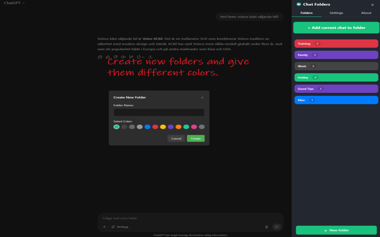 ChatGPT Folder Organizer media 2