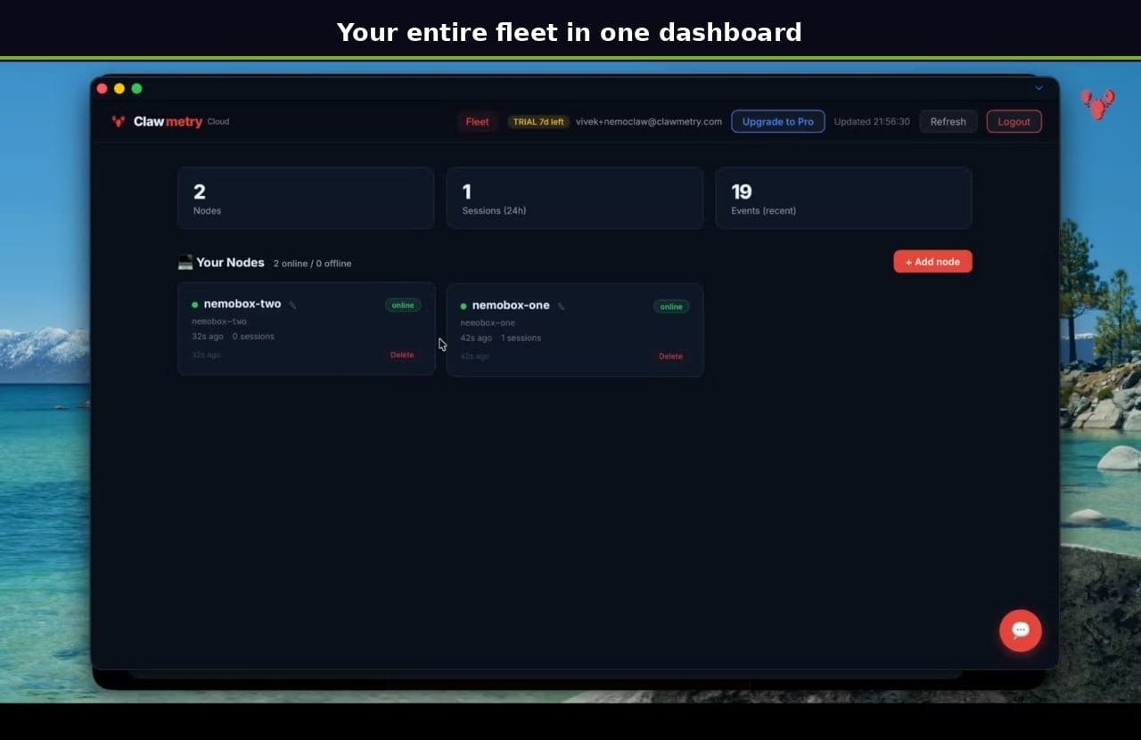 ClawMetry for NVIDIA NemoClaw gallery image