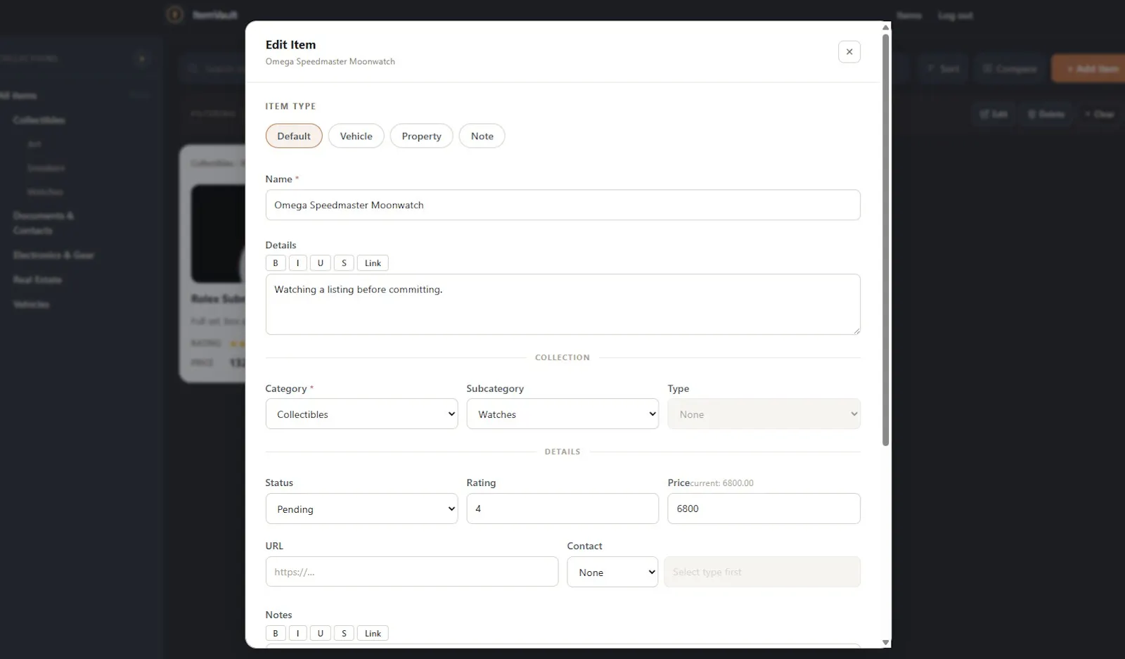 MyItemVault screenshot 5