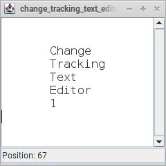 Change Tracking Text Editor 1