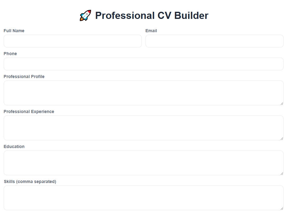CV Generator gallery image
