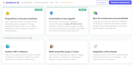 ZenHome —Messages Airbnb avec IA gallery image