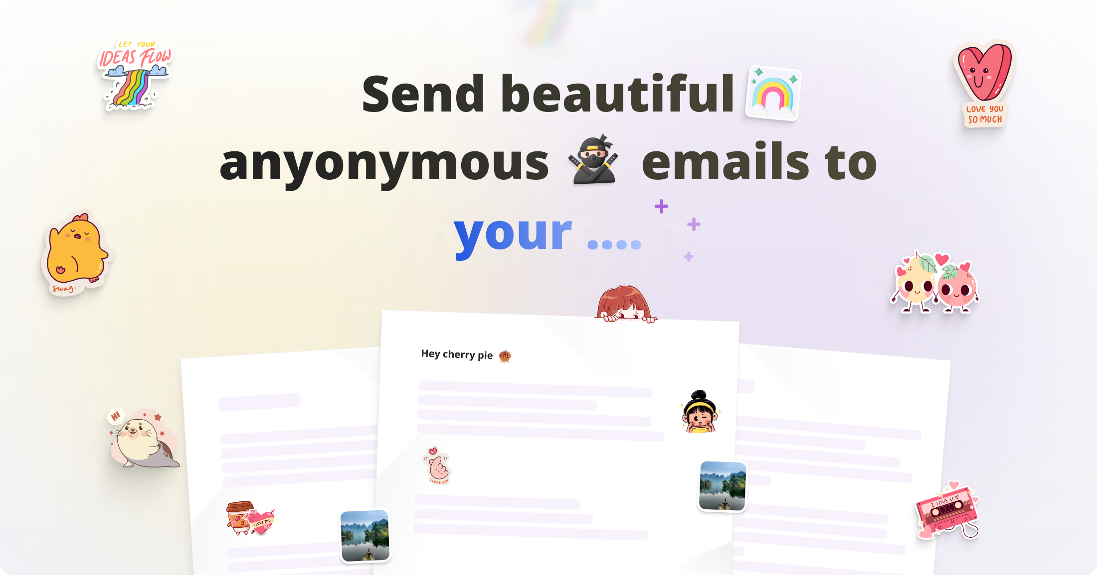 letters-5 - Send beautiful emails, anonymously