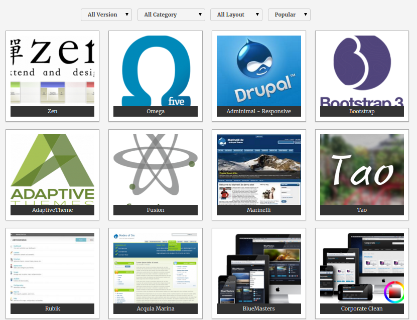 Drupal Free Themes
