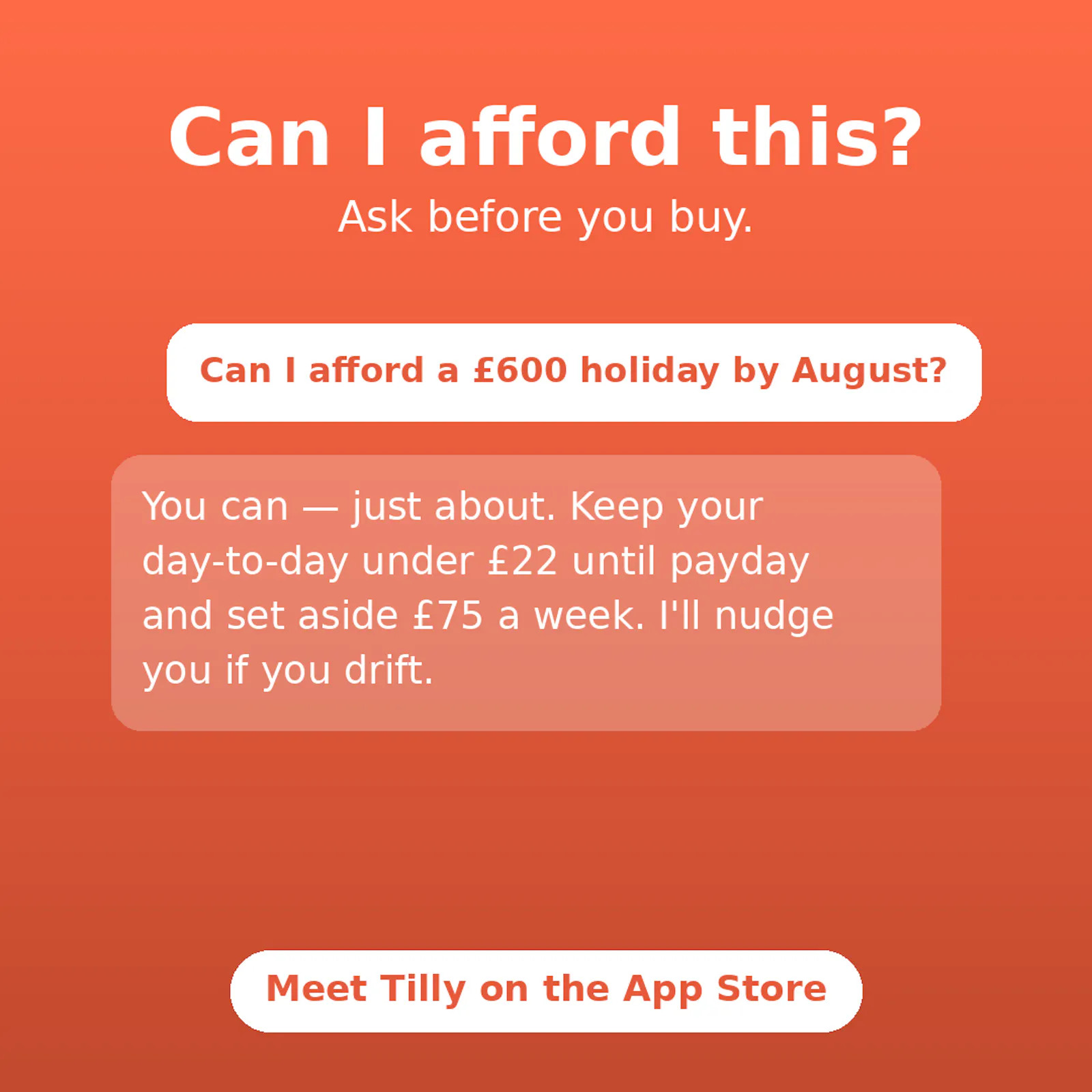 Tilly — UK Money Coach screenshot 3