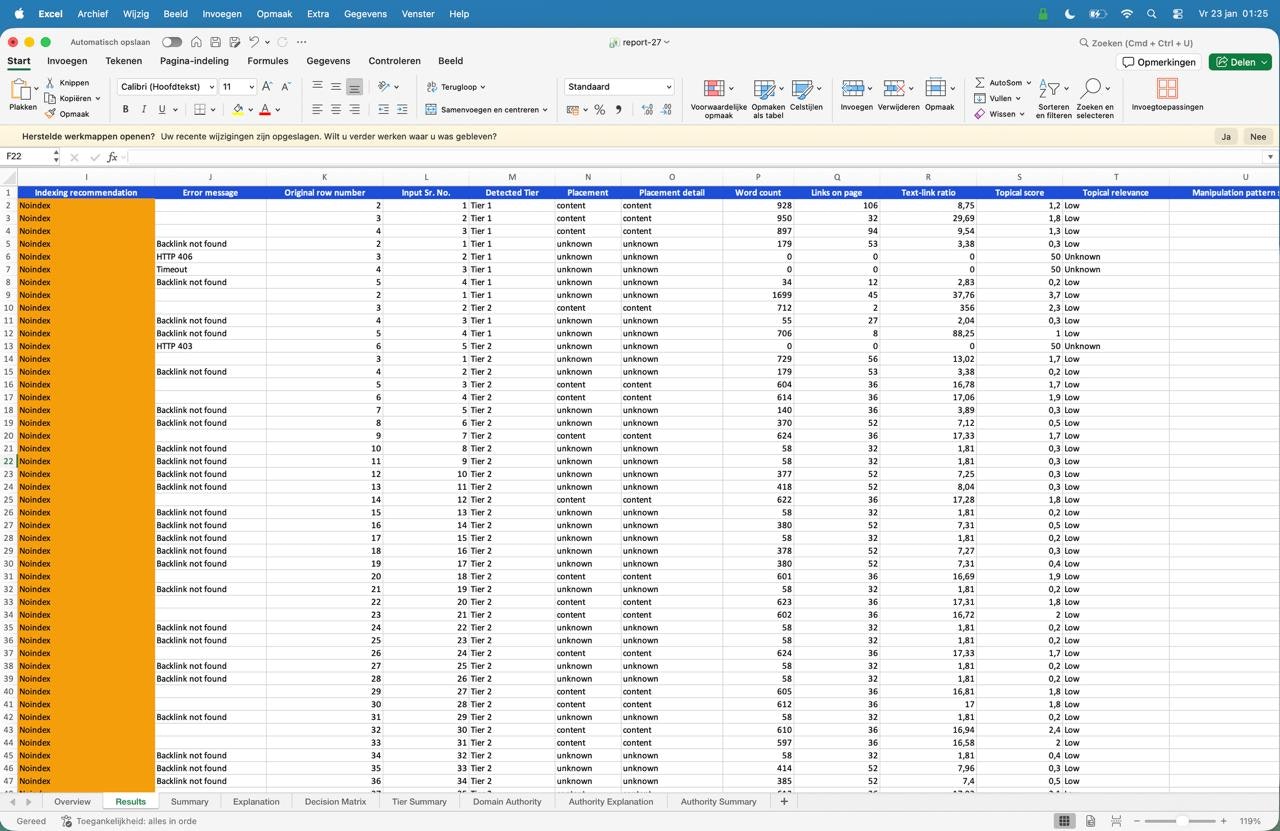 VerifyBacklinks - Screenshot 2 showing product features and functionality