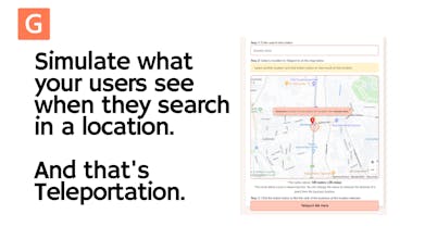 Teleport - Google Maps Rank Finder gallery image