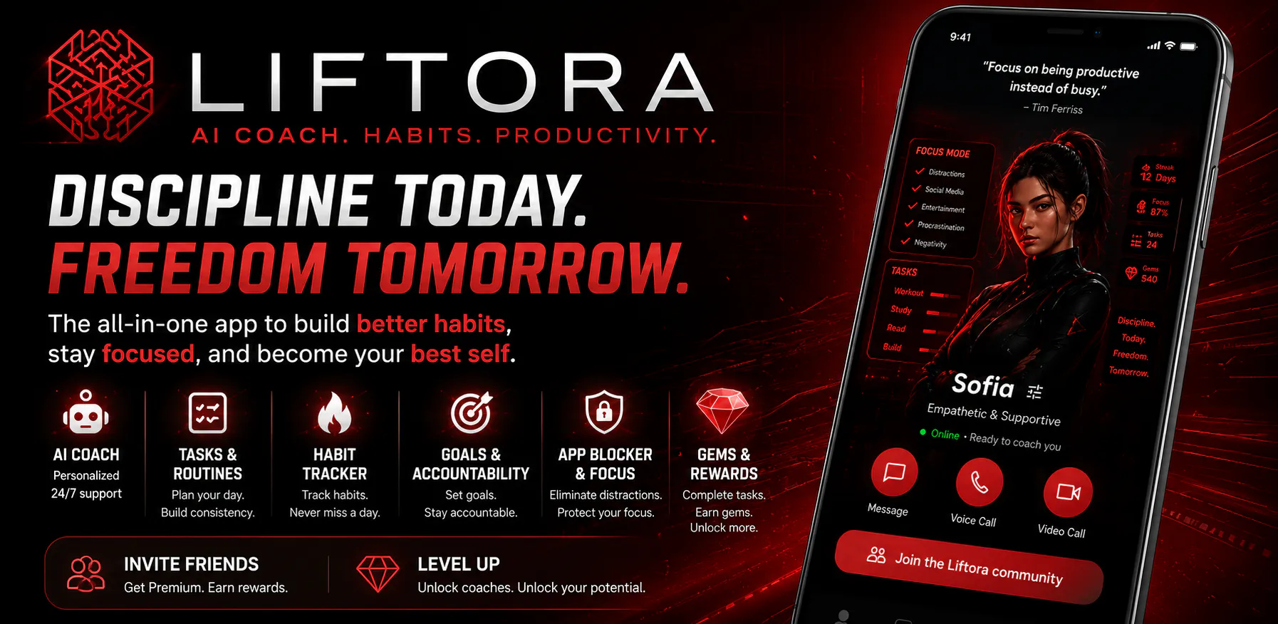 Liftora logo