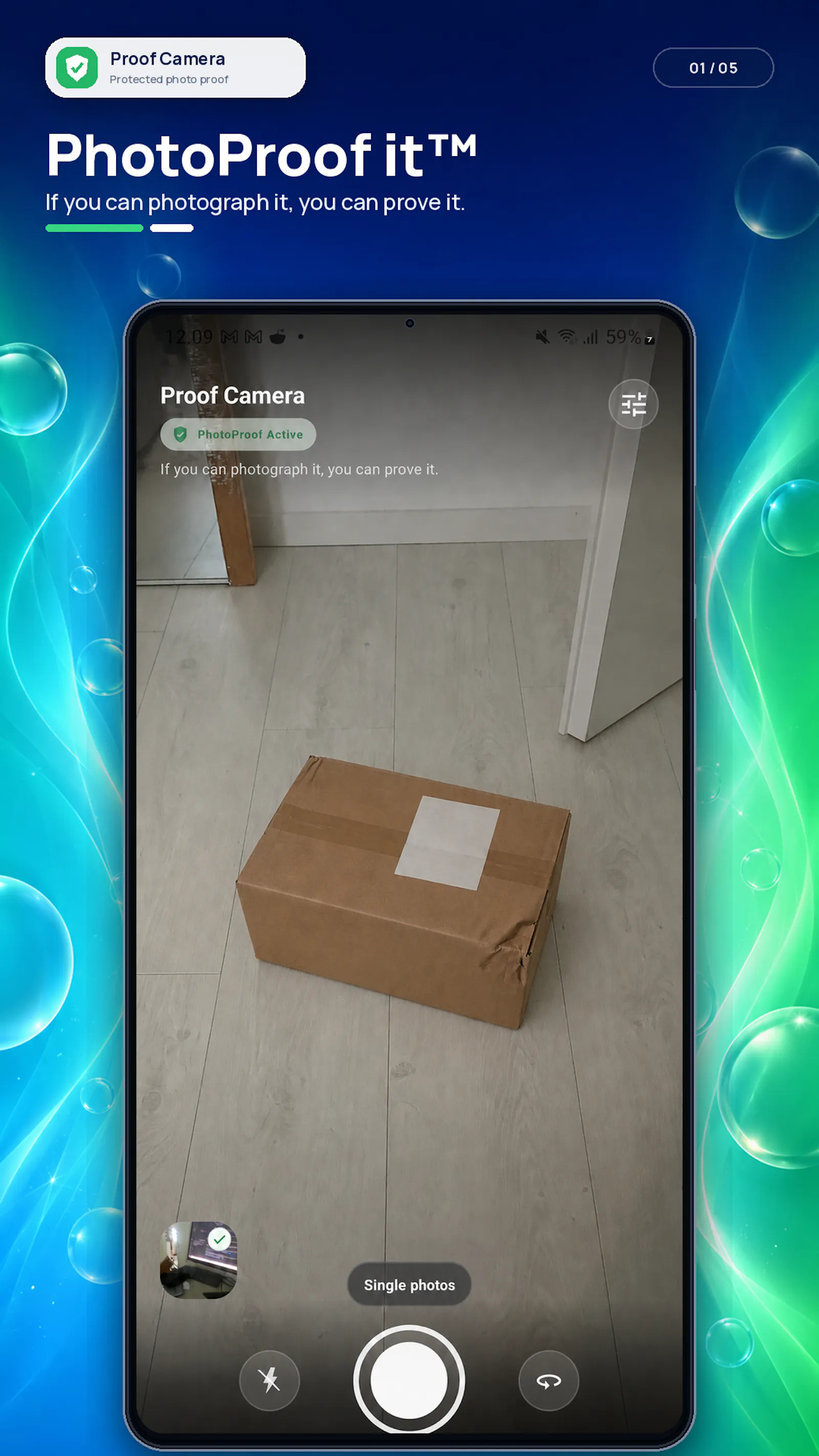 Proof Camera screenshot 1
