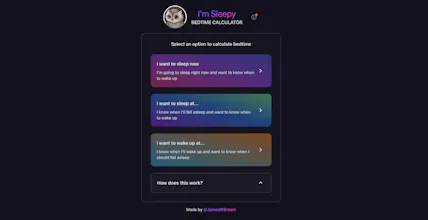 I'm Sleepy gallery image