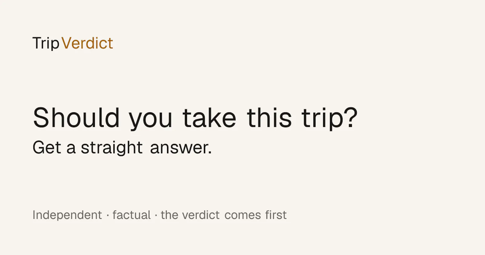 TripVerdict screenshot 2