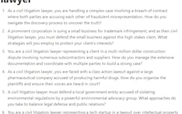 ChatGPT Prompts Civil Litigation Lawyer media 1