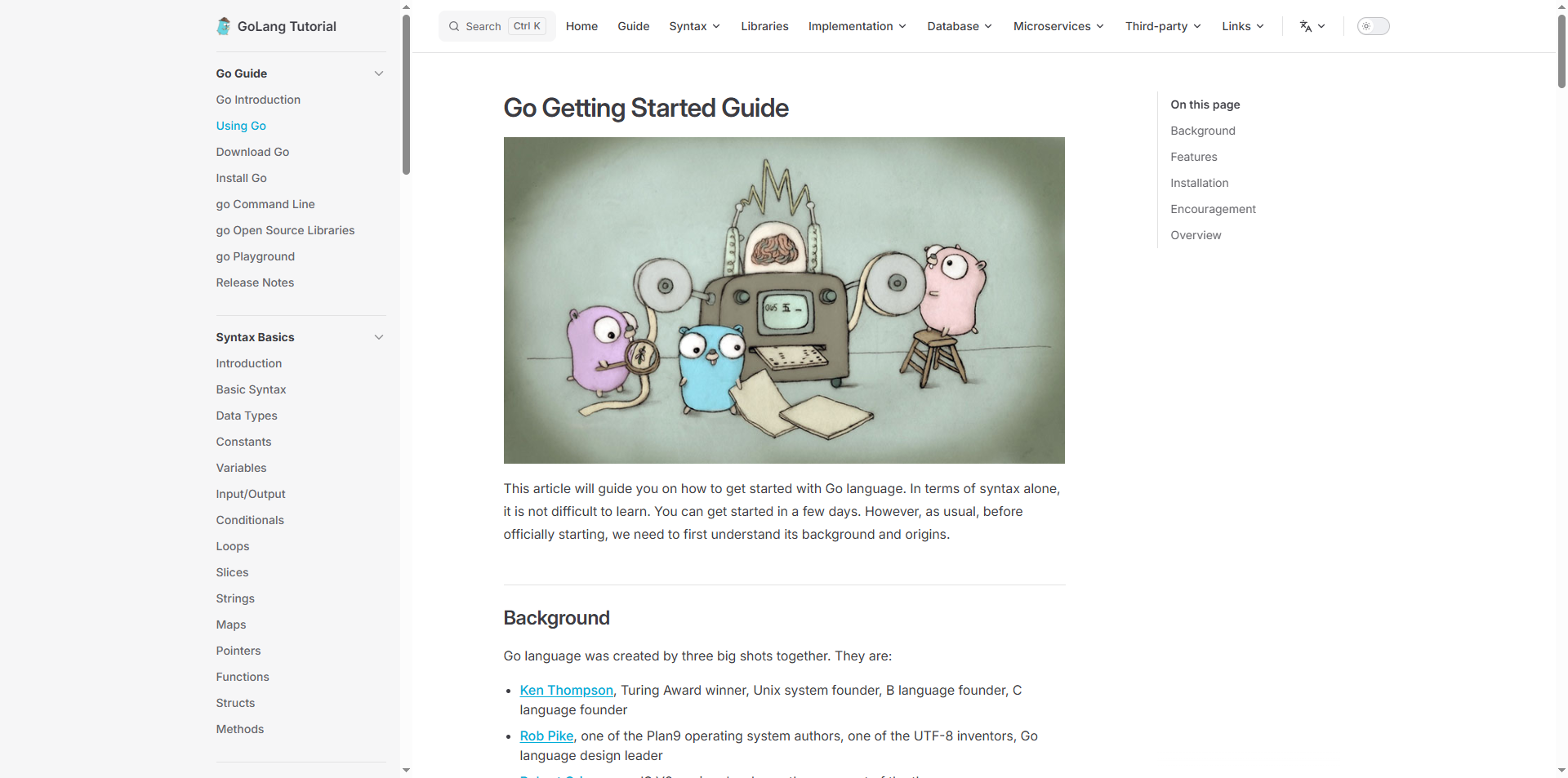 Go Language Tutorial gallery image