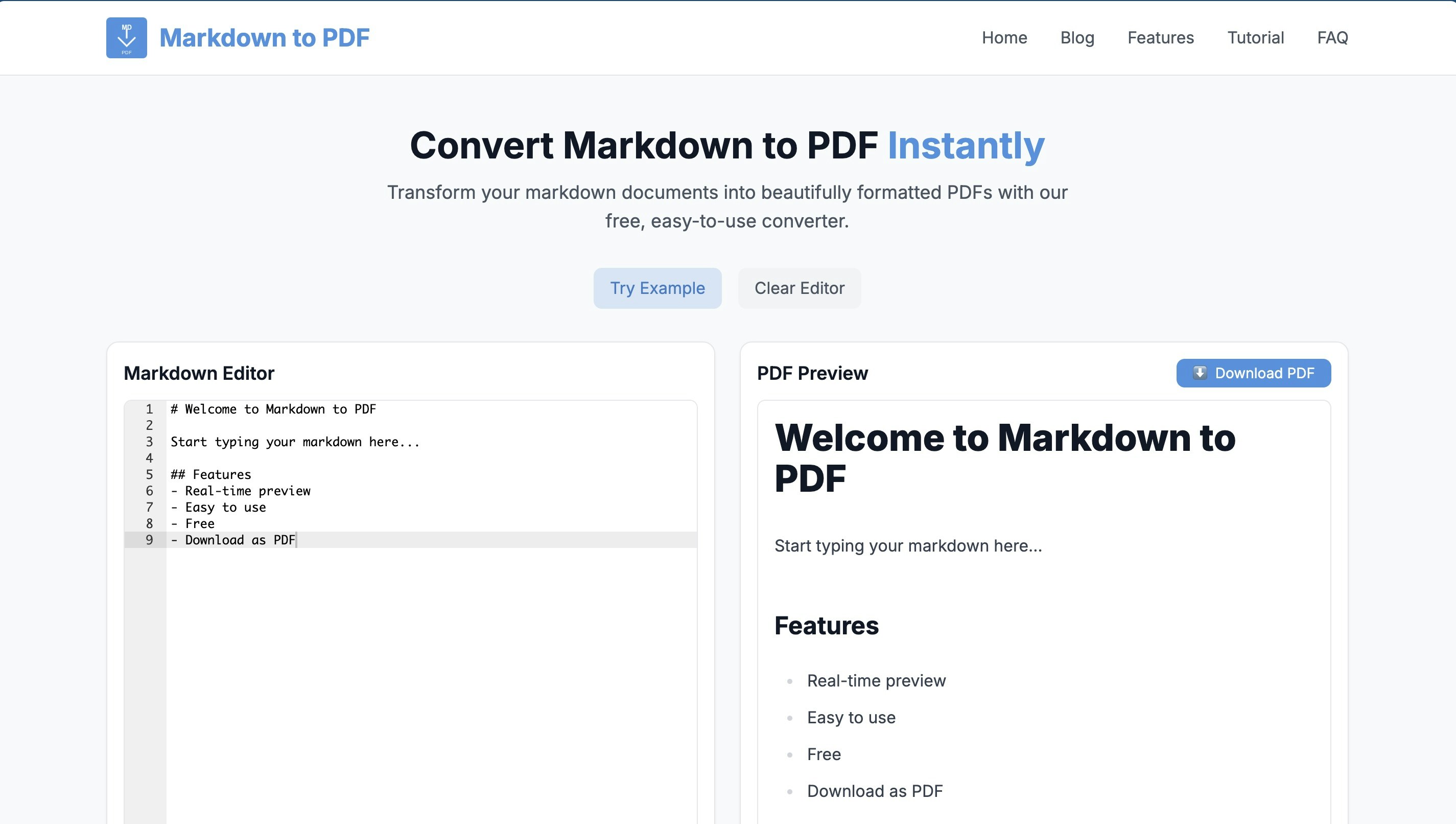 Markdown zum PDF -Konverter media 2