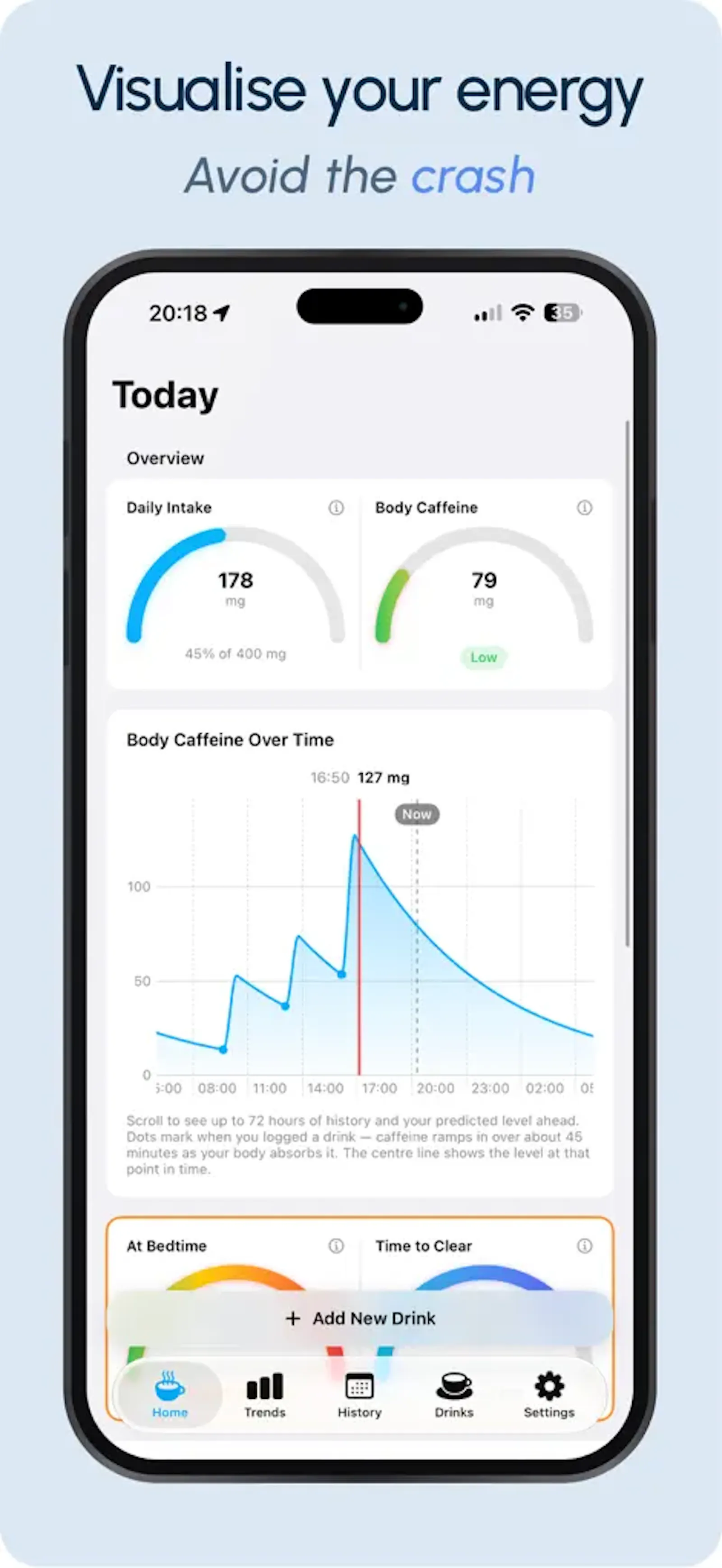 MyCaffeine screenshot 1