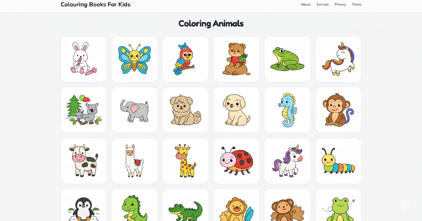 Colouring Books & Pages For Kids gallery image