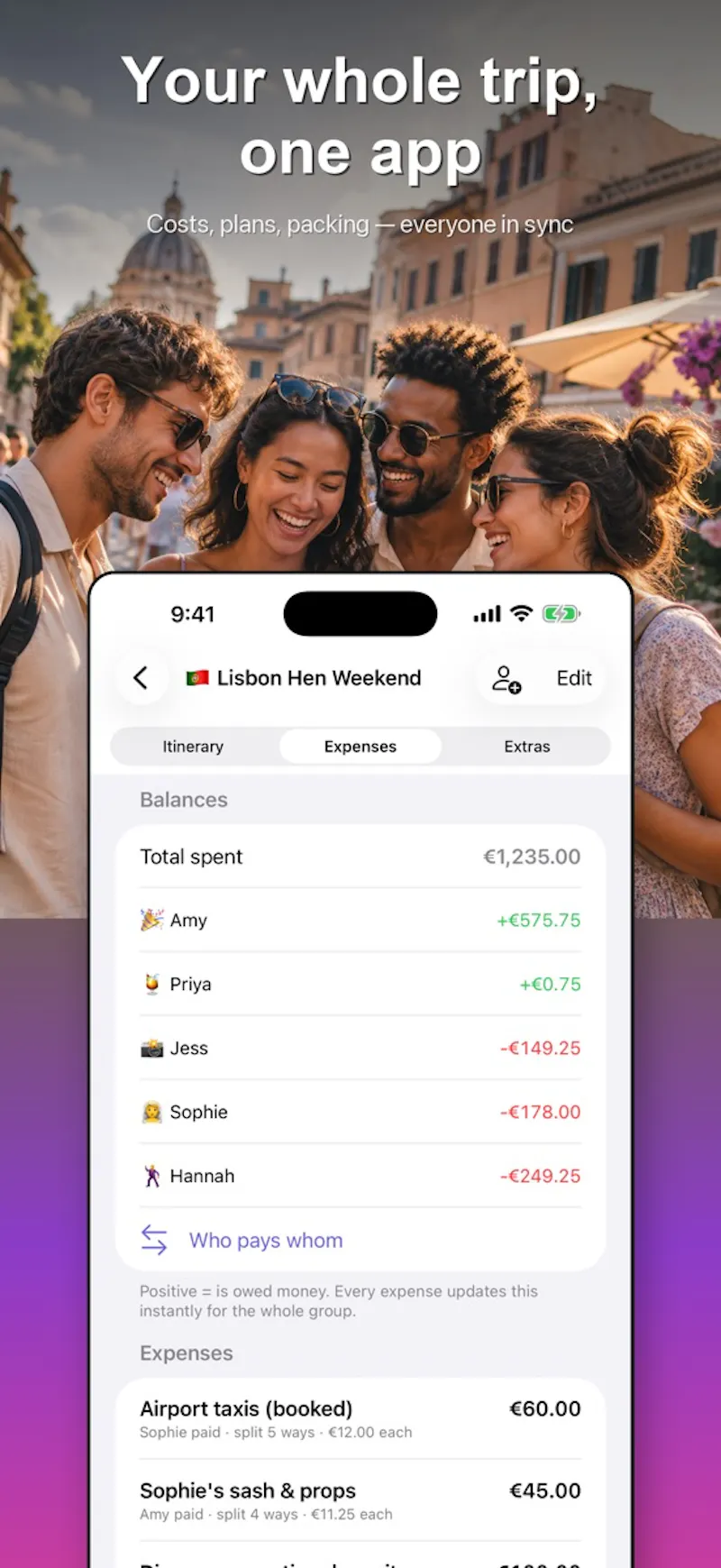 Troupe: Plan & Split Trips screenshot 1