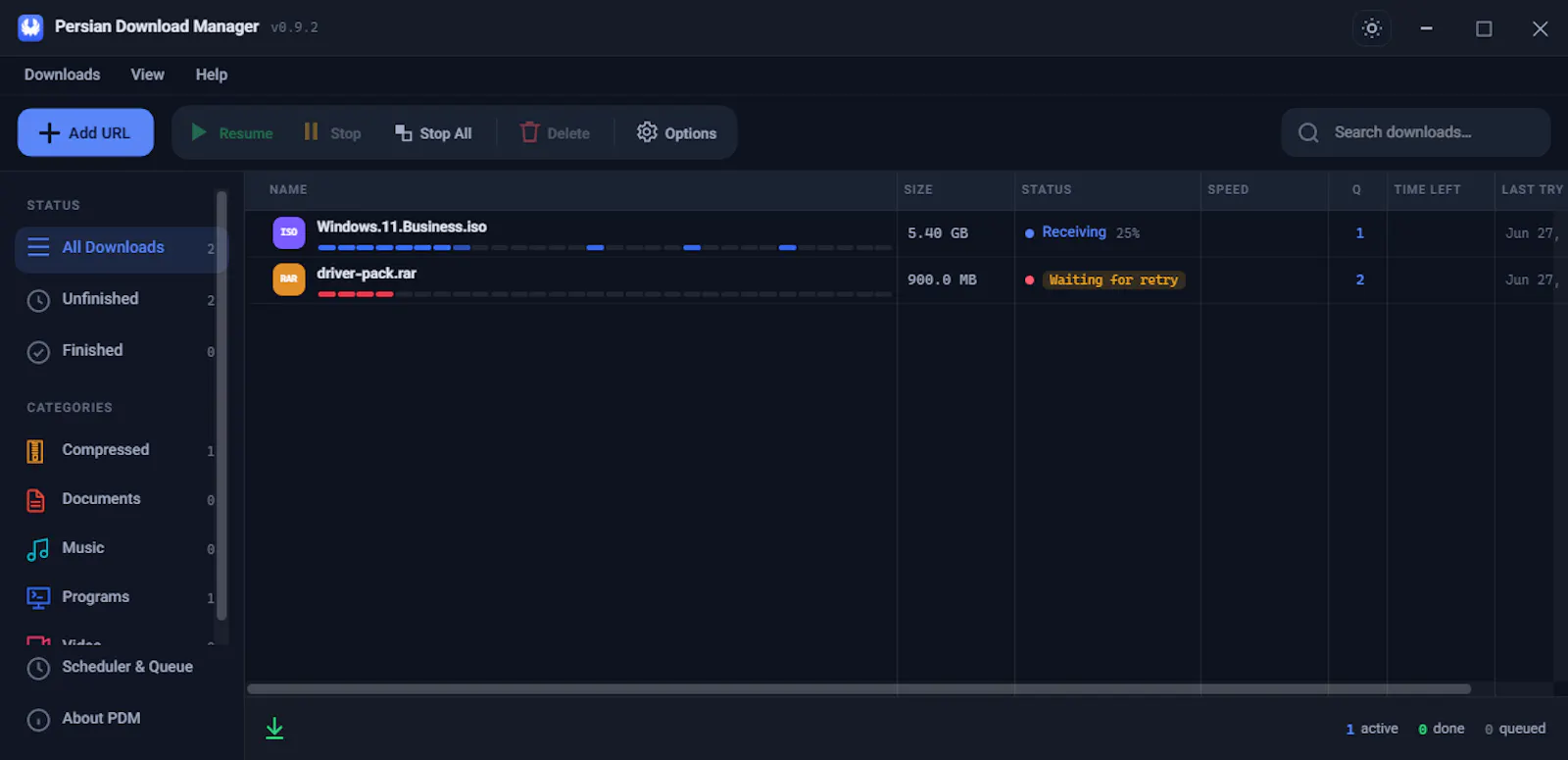 Persian Download Manager screenshot 1