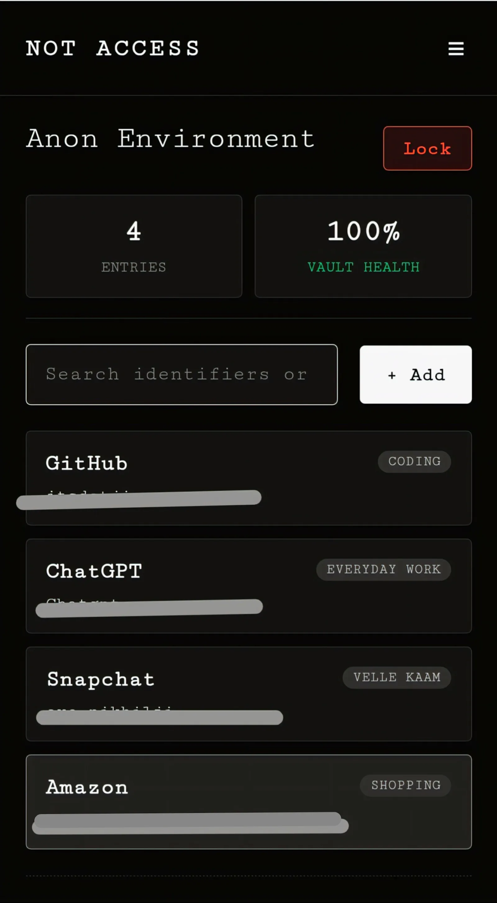 NOT ACCESS screenshot 5