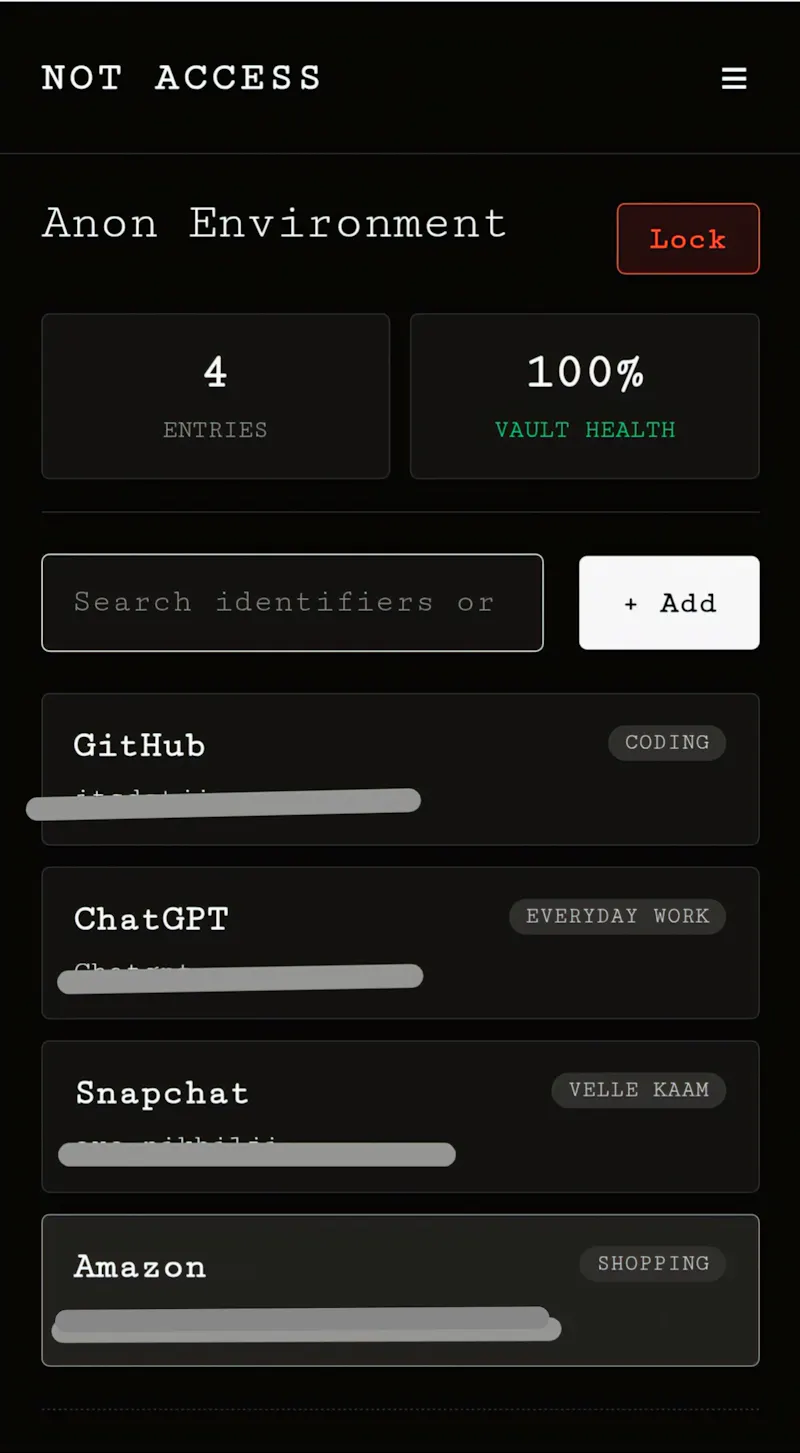 NOT ACCESS screenshot 5