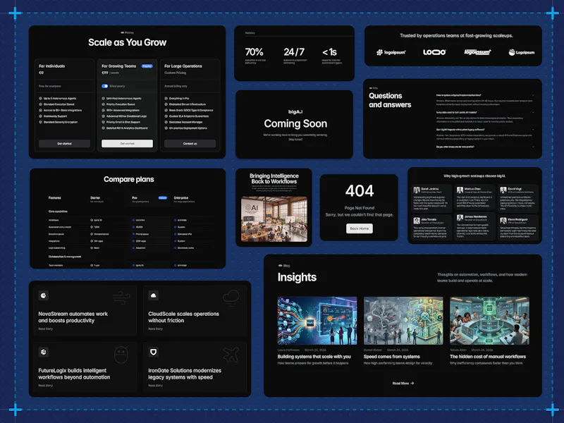 bigA.i Workflow Next.js Template screenshot 5