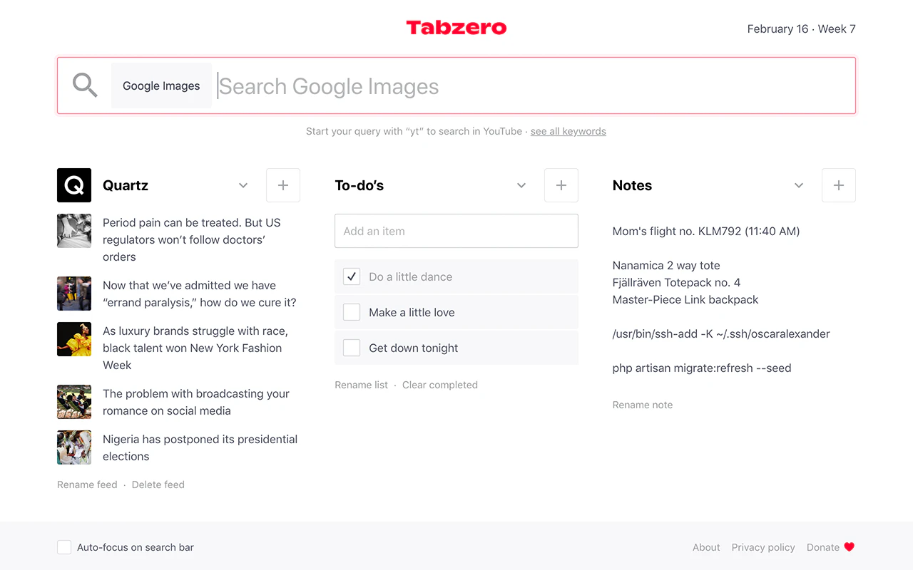 Tabzero Image