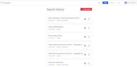 YouTube Semantic Searcher gallery image