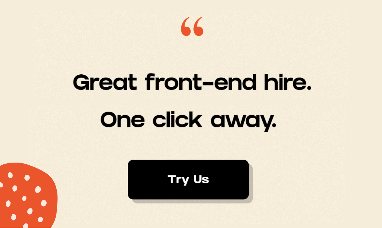 Нет Б.С.Девственные - Наем Frontend Devs в США, предварительно сэмпрессии Frontend Devs медиа 4