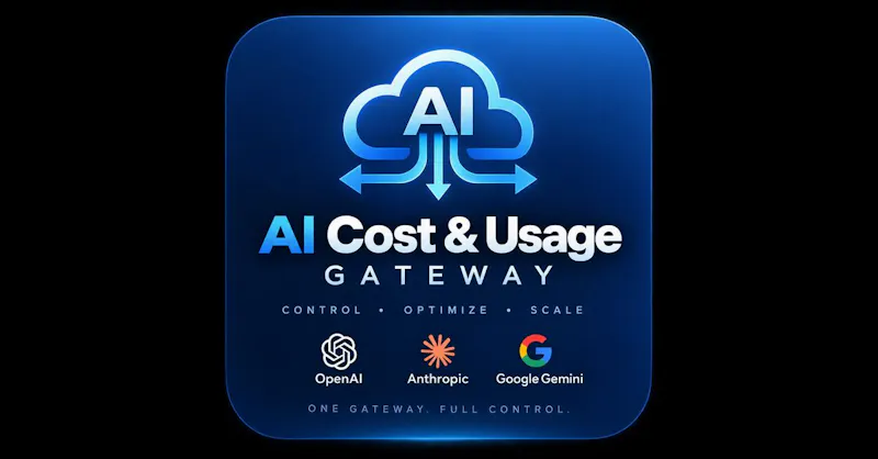 AI Cost & Usage Gateway screenshot 1