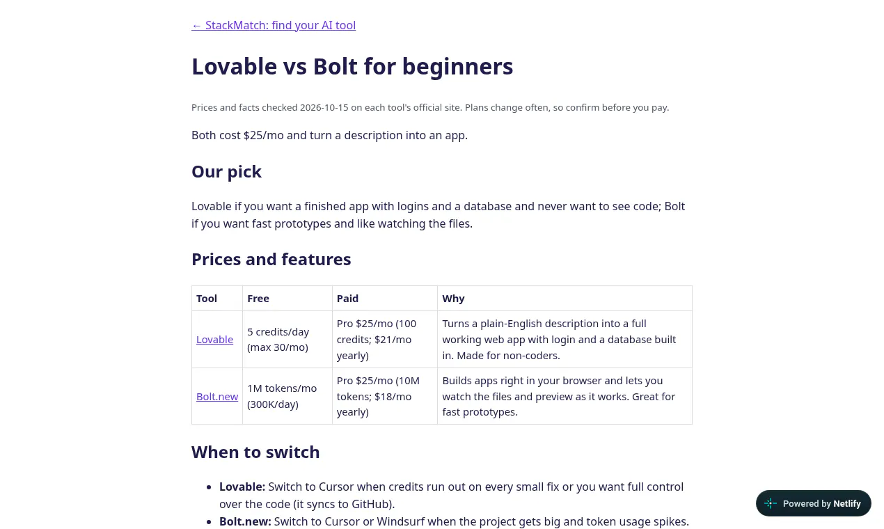 StackMatch gallery image