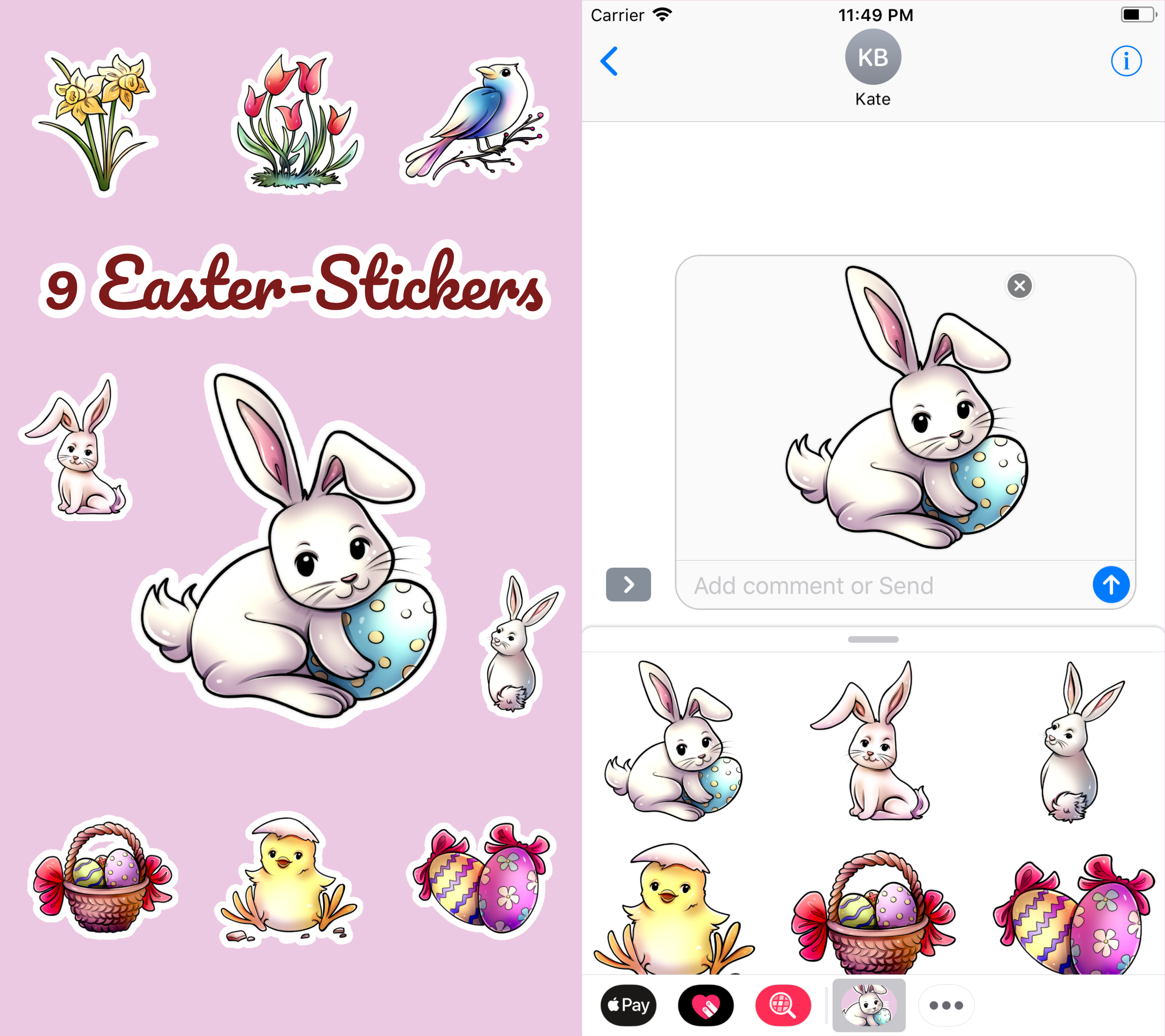 Easter Stickers for iMessage gallery image