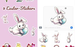 Easter Stickers for iMessage media 2