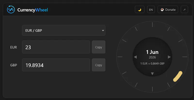 CurrencyWheel screenshot 2
