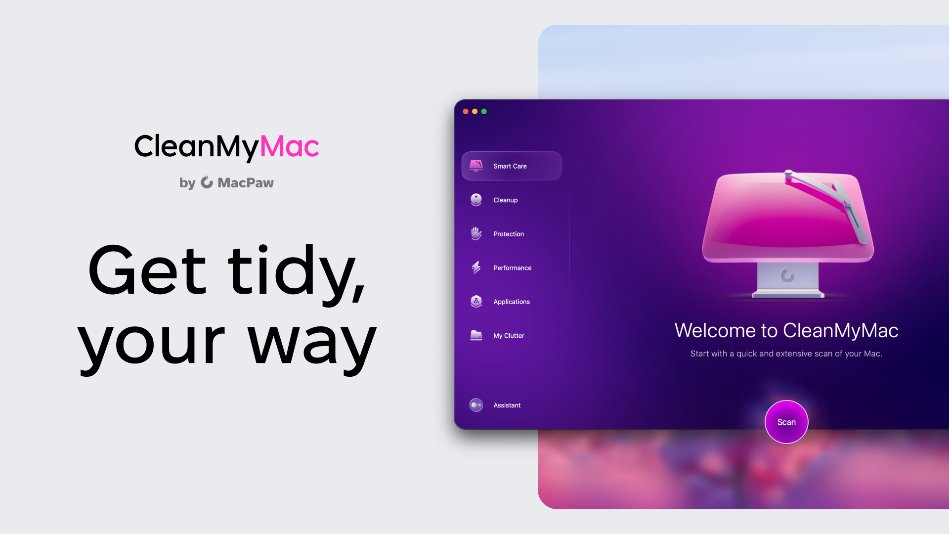 startuptile CleanMyMac-Smart and effortless Mac care