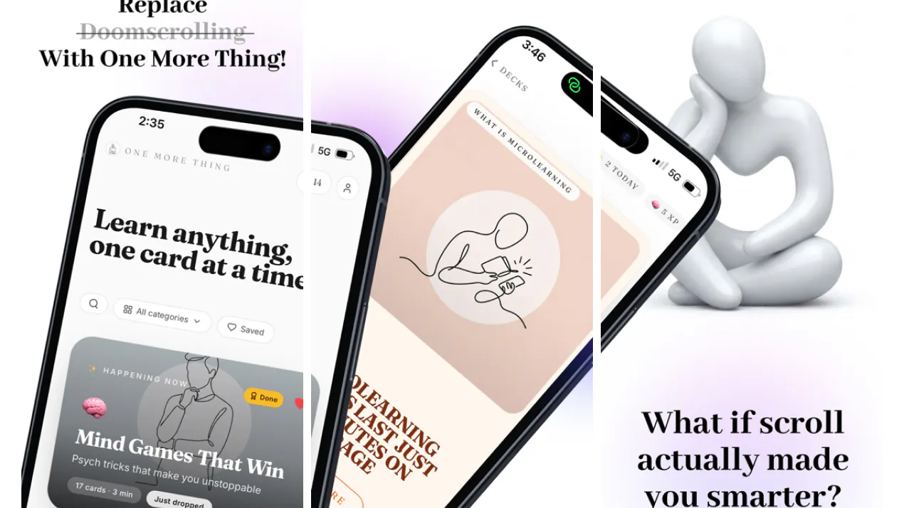 One More Thing product